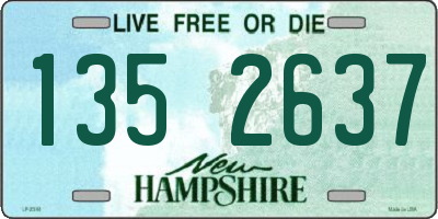NH license plate 1352637