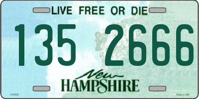 NH license plate 1352666