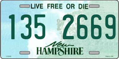 NH license plate 1352669
