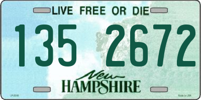 NH license plate 1352672