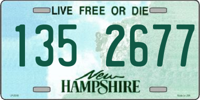 NH license plate 1352677