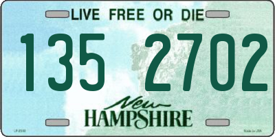 NH license plate 1352702