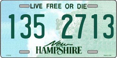 NH license plate 1352713