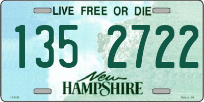 NH license plate 1352722
