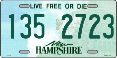 NH license plate 1352723