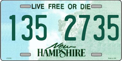 NH license plate 1352735