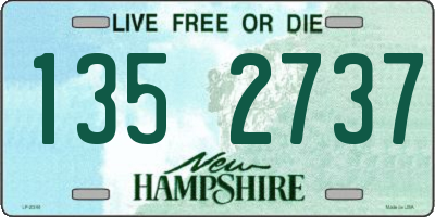 NH license plate 1352737