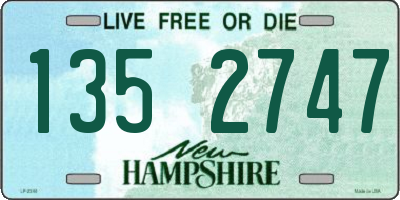 NH license plate 1352747