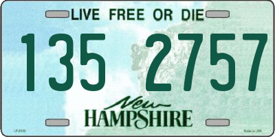 NH license plate 1352757