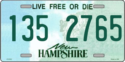 NH license plate 1352765