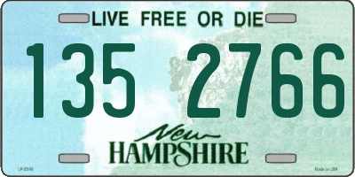 NH license plate 1352766