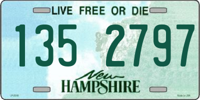NH license plate 1352797