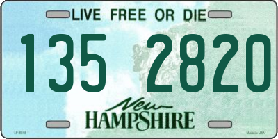 NH license plate 1352820