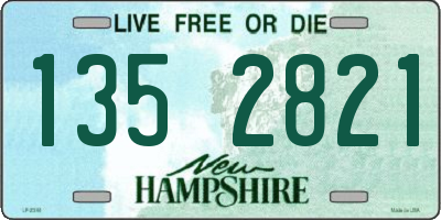 NH license plate 1352821