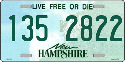 NH license plate 1352822
