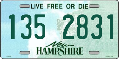 NH license plate 1352831