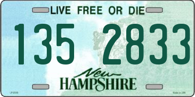 NH license plate 1352833