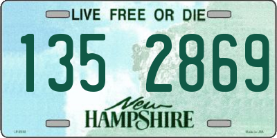 NH license plate 1352869