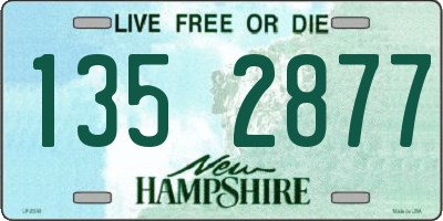 NH license plate 1352877