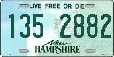 NH license plate 1352882