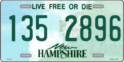 NH license plate 1352896