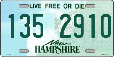 NH license plate 1352910