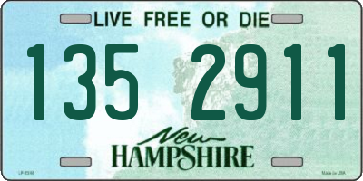 NH license plate 1352911