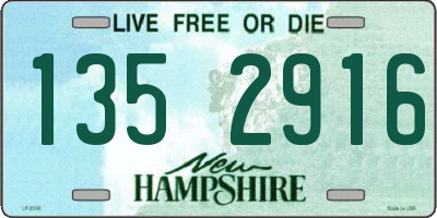 NH license plate 1352916