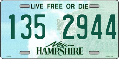 NH license plate 1352944