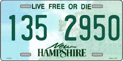 NH license plate 1352950
