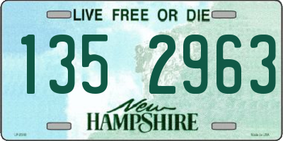 NH license plate 1352963