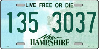 NH license plate 1353037