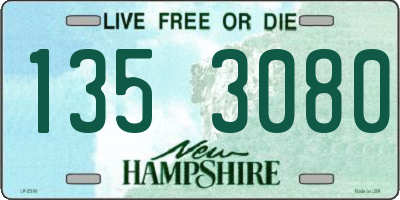 NH license plate 1353080