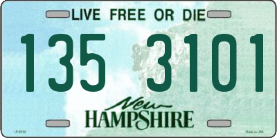 NH license plate 1353101