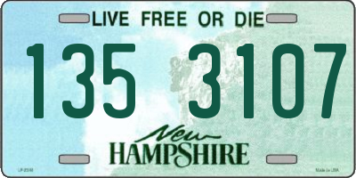 NH license plate 1353107