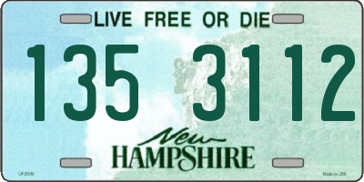 NH license plate 1353112