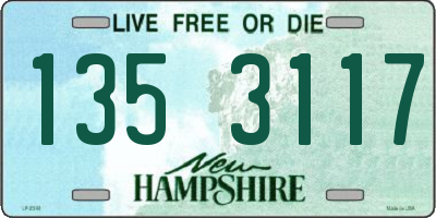 NH license plate 1353117