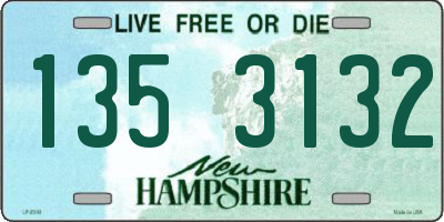 NH license plate 1353132