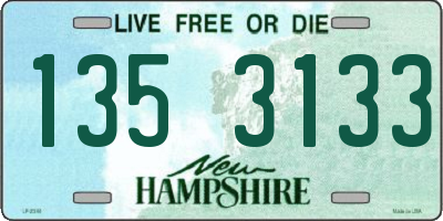 NH license plate 1353133