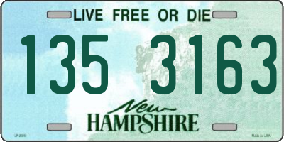 NH license plate 1353163