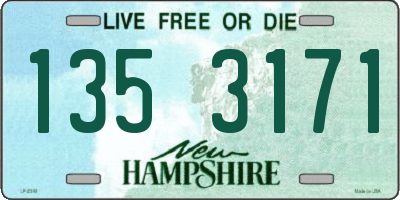 NH license plate 1353171