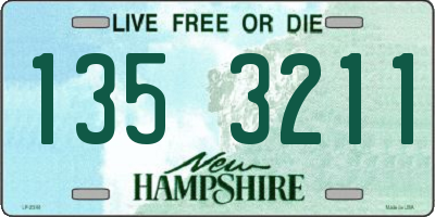 NH license plate 1353211