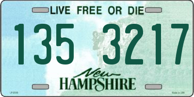NH license plate 1353217