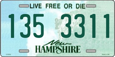 NH license plate 1353311