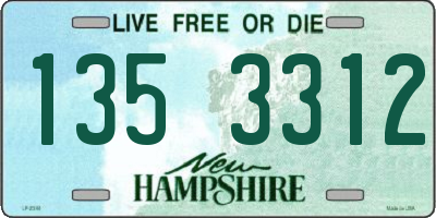 NH license plate 1353312