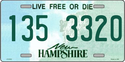 NH license plate 1353320