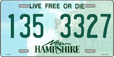 NH license plate 1353327