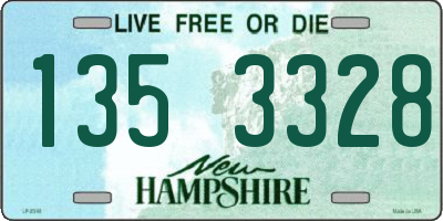 NH license plate 1353328