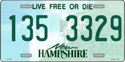 NH license plate 1353329