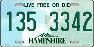 NH license plate 1353342